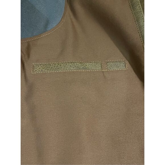 Coronado Leather Mens Vest 48Tall Cut Bison Concealed Carry Pockets Nickel snaps - Picture 11 of 16